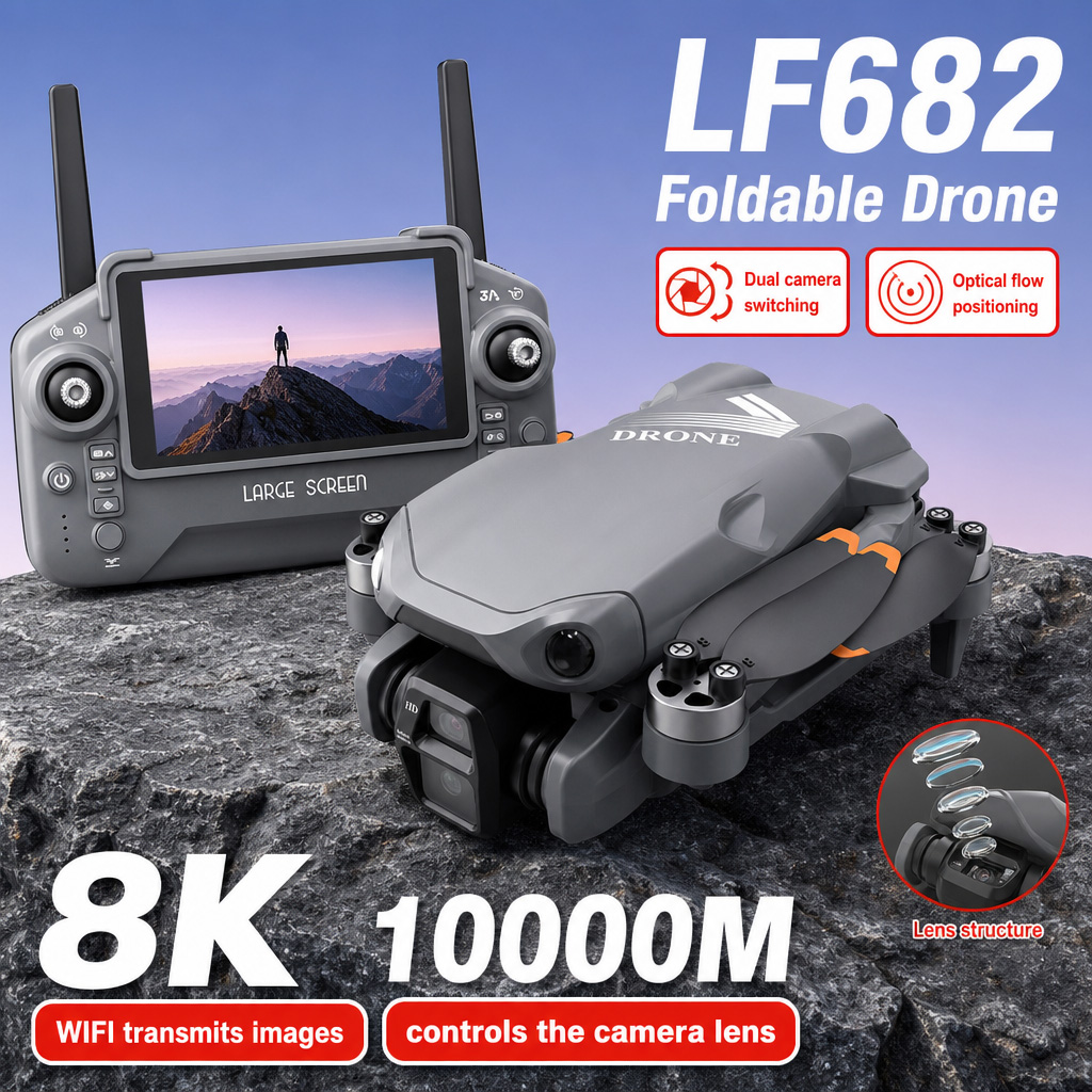 Rc Helicopter Mini - Zdjęcia lotnicze z drona LF682, 8K
