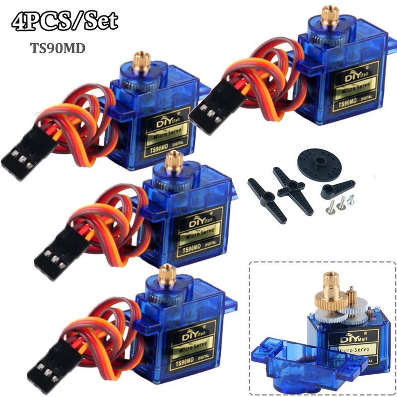 4 szt. Mikro Serwo Cyfrowe TS9 – Rc Helicopter Motor recenzja i cena