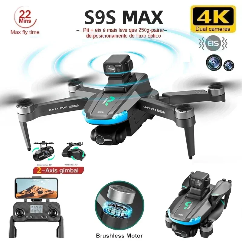 NOWOŚĆ S9S MAX MINI Drone 4K 2 – Rc Helicopter Case recenzja i cena