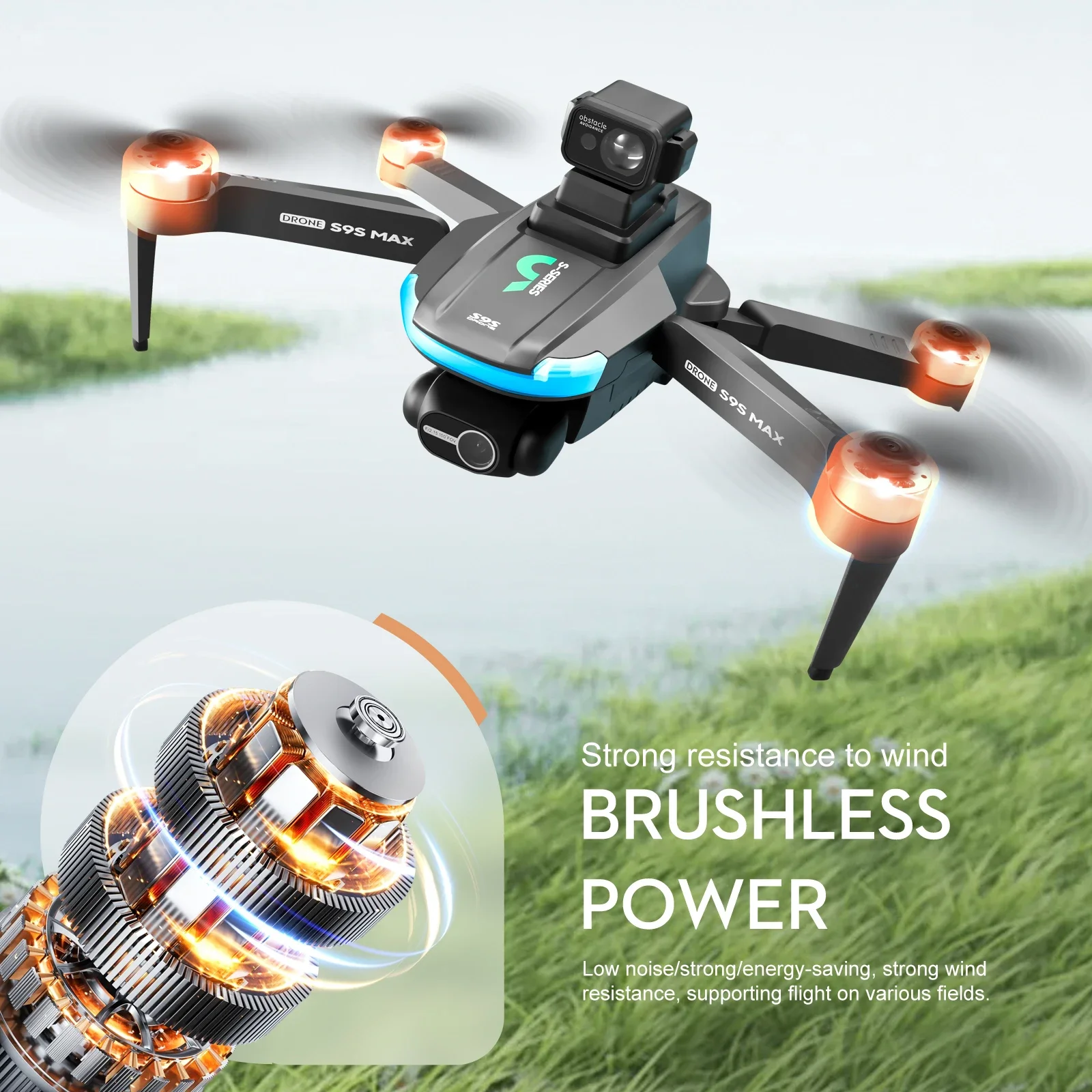NOWOŚĆ S9S MAX MINI Drone 4K 2 – Rc Helicopter Case recenzja i cena