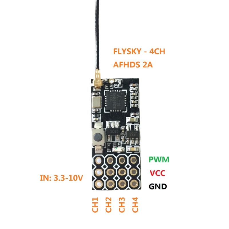 Odbiornik Flysky FS2A Mini 4CH – Rc Helicopter Remote Control recenzja i cena
