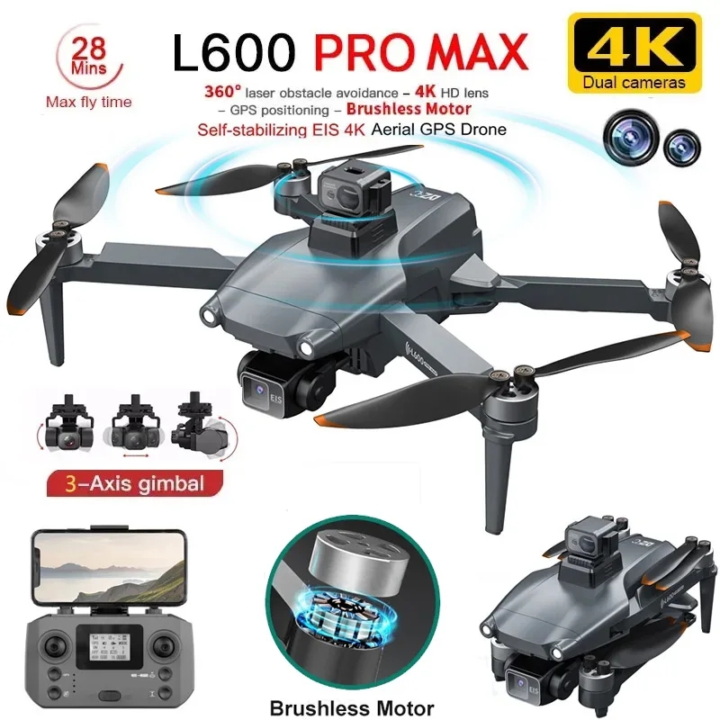 L600 PRO MAX GPS Drone Profesj – Rc Helicopter Case recenzja i cena
