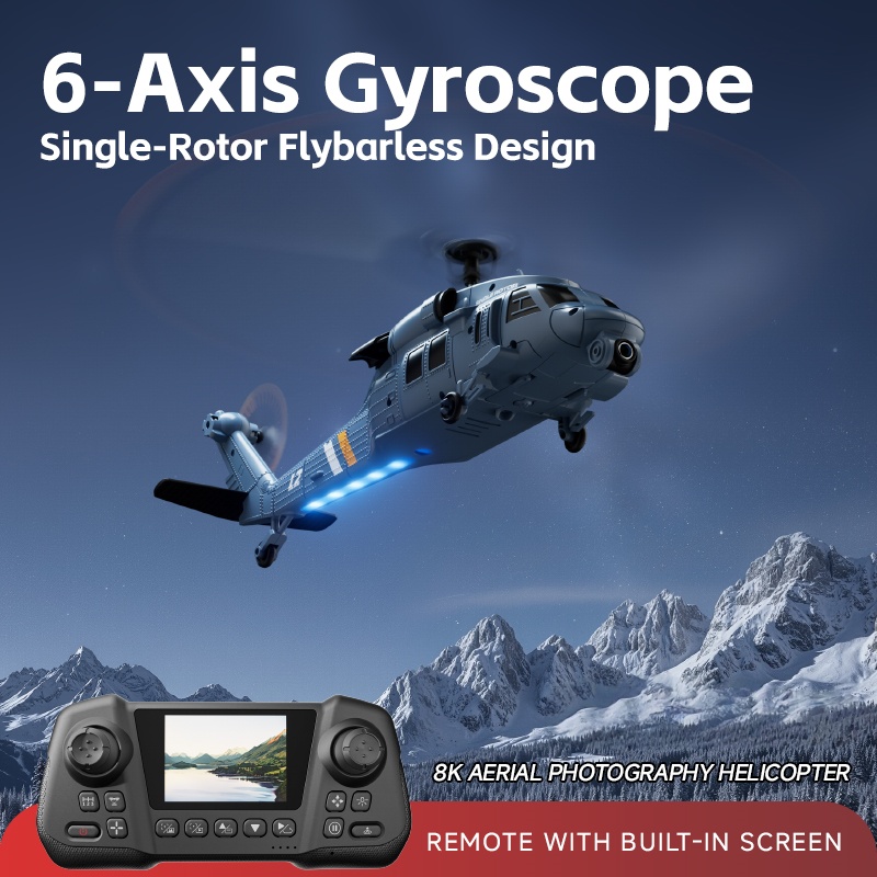 Helikopter RC 8K Flybarless z  – Rc Helicopter Large recenzja i cena